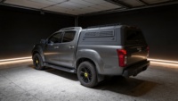 JINYU Couvre-caisse rigide en acier au manganèse personnalisé pour camionnettes universelles (citerne de 2 m) coulissant des deux côtés, étanche, sans perçage