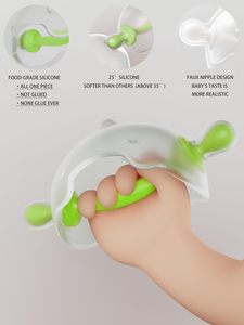 Nuevo Mordedor de Silicona de Grado Alimenticio para Bebés, Juguete de Dentición para Bebés y Niños Pequeños, Mordedor de Silicona para Bebés - Product Image 2