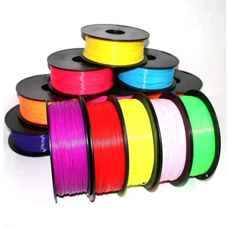 Filamento de fibra de carbono para impresora 3D, recarga de filamento de plástico PLA de 1,75mm, 1kg por rollo, PLA/ABS/PCL/PETG/TPU/HIPS/PP