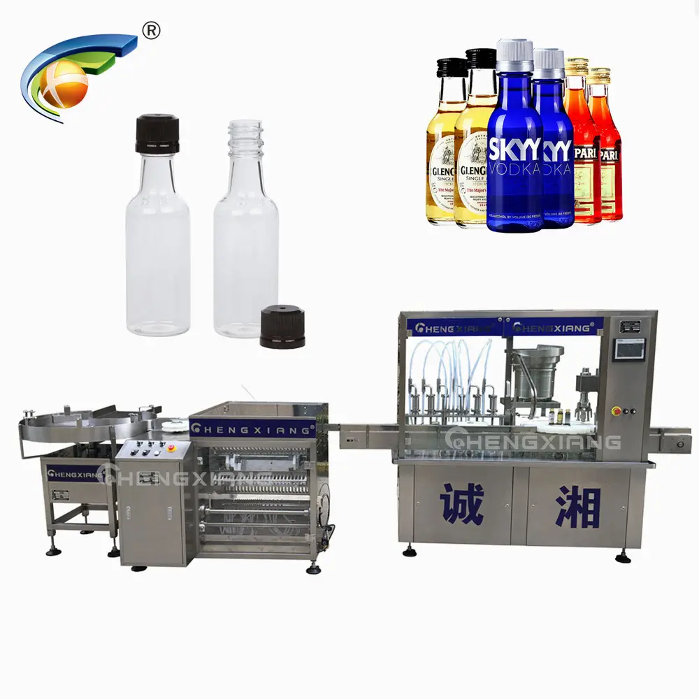 Llenadora automática de bebidas alcohólicas CHENGXIANG, llenadora de botellas de 50ml