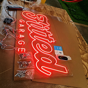New Design Custom Outdoor Waterproof Acrylic 3D <b>LED</b> Neon Sign <b>Letters</b> for Shop bar Restaurant - Product Image 1