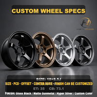Jantes forgées légères GT Performance 15 16 18 19 20 pouces Monoblock 6061-T6 Jantes de course concaves pour BMW M3 M4 Audi RS