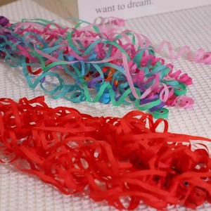 Guirnalda de Papel para Lanzar a Mano en Celebraciones de Boda, Fuegos Artificiales con Cintas de Colores, Hecha a Mano, Portátil, 8 cm - Product Image 4