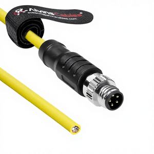 Kabel Alvin's Cables M8 5-Pin B-Code Male Flying Lead I/O untuk Cognex In-Sight Micro 2000 dengan Rating IP67, Panjang 2m, Trigger Strobe - Product Image 1