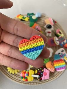 2025 New Wholesale Cute Little Sober PVC Clog Charm Shoe Charms <b>DIY</b> <b>Accessories</b> 30 Sets Opp <b>Bag</b> Packaging - Product Image 5