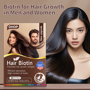 DHOP Vitamine Biotine Cheveux Ongles Croissance De La Peau Vitamines Mélangées Softgel Capsule Supplément Biotine Softgel - Product Image 4