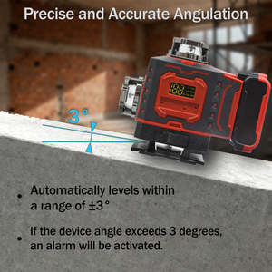 Wholesale High Precision Industrial Grade Green 16 Lines 4D Digital Laser <strong>Level</strong> Self Leveling 360&deg; Cross Line Laser for Diy - Product Image 3