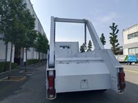 Conteneur de déchets extérieur robuste en acier doux 4x2 avec bras pivotant pour camion, fabrication OEM/ODM, pour recyclage et pompage