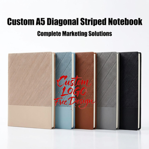 Promotional Gift Custom Printing Business PU Leather Cover A5 Hardcover <strong>Journal</strong> Diary Manufacturer Notebook With Pen - Product Image 1