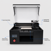 Automatische digitale UV-vlakbedprinter voor gepersonaliseerde telefoonhoesjes, acryl awards, houten reclameborden, printer met directe uitharding