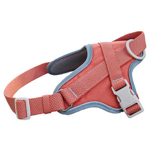 犬用アウトドアウォーキング犬用ハーネスポーチホルダー付きソフトハーネスセット - Product Image 5