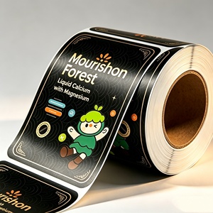 Etiquetas de Nutrición Rectangulares Personalizadas Mourishon Forest, Autoadhesivas, de Papel Impermeable, Impresión Digital, Paquete al por Mayor para Bebidas - Product Image 6