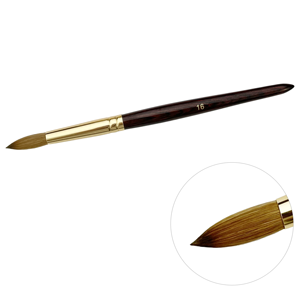 Pinceau à poudre <span class=keywords><strong>acrylique</strong></span> <span class=keywords><strong>de</strong></span> haute qualité <span class=keywords><strong>haut</strong></span> <span class=keywords><strong>de</strong></span> <span class=keywords><strong>gamme</strong></span> manche en bois brun kolinsky pinceau à ongles <span class=keywords><strong>acrylique</strong></span> avec pour la poudre <span class=keywords><strong>acrylique</strong></span> pour ongles d'art - Product Image 3