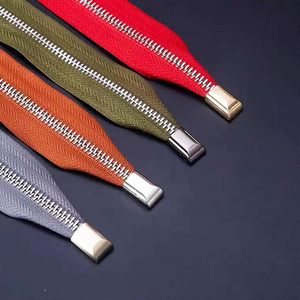 Embouts de fermeture éclair en alliage de couleurs variées avec vis de fixation pour la réparation et le remplacement, accessoires de couture et de bricolage - Product Image 5