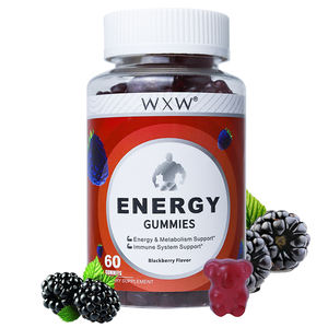 WXW Stock Power Energy Gummies Maca Boost Muscle Creatina Monohidrato Gummy Vegan Vitamin B12 Energy Suplemento Natural Gummy - Product Image 1