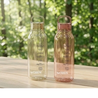 Nouvelle Bouteille d'Eau Sportive Réutilisable 2026 en Matériau Sans BPA, Anti-Fuite, pour Boire Directement, Idéale pour les Voyages en Plein Air et le Camping