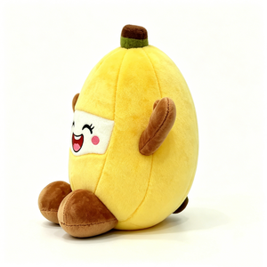 Peluche de Plátano Sonriente Personalizado, Juguete de Peluche Suave y Esponjoso con Extremidades y Cara Sonriente - Product Image 5