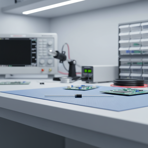 ديود شوتكي XS 1N5822 بجهد 40 فولت وتيار 3 أمبير، نوع DO-27 للتركيب عبر الثقوب، مناسب لمزودات الطاقة ذات التيار المستمر ومحولات الطاقة - Product Image 1