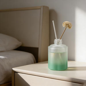 Botellas Difusoras de Vidrio Transparente de Alta Calidad con Degradado, Multicolor, Vacías, con Tapas de Rosca, Botellas Dispensadoras de Difusor de Varillas - Product Image 2