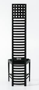 Série de chaises miniatures de collection muséale des années 1970, dossier haut, <span class=keywords><strong>Cassina</strong></span> Hill House, mobilier miniature pour <span class=keywords><strong>maison</strong></span> de poupée 1/6 - Product Image 3