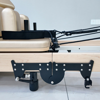 Máquina de Pilates Reformer Plegable Personalizada 2026, Mejor Precio, Barra Ajustable para Pies, Reformer de Pilates Clásico de Madera de Arce, Portátil