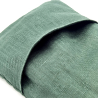 Tampon chauffant réutilisable pour soulager la douleur, compresse verte unie, chaude et froide, micro-ondable, bloc chauffant pour le corps, dure longtemps, chauffant, 1 pièce