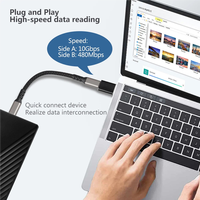 Adaptateur USB C, adaptateur USB C vers USB3.2 Transfert de données haute vitesse pour MacBook Pro,iPad, ordinateur portable, Dell XPS et autres appareils de type C