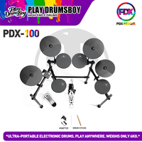 Portable Electronic Drum Kits Foldable Design Digital Drum Instrument with Easy Carry Performance Features