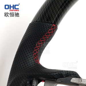 Volante de fibra de carbono Hydro Dip de stock local de EE. UU. Para <span class=keywords><strong>Ford</strong></span> <span class=keywords><strong>Mustang</strong></span> Ecoboost Gt <span class=keywords><strong>Shelby</strong></span> Gt350 <span class=keywords><strong>Gt350r</strong></span> 2015-2017 2018-2023 - Product Image 3