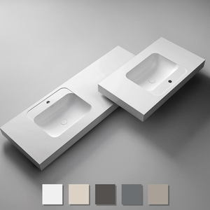 Bañera de Piedra Artificial Independiente de Diseño Tradicional y Elegante de 1.6 m de Largo para Apartamentos de Lujo y Villas Ecológicas (con Hidromasaje) - Product Image 3