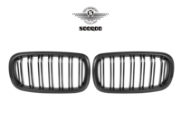 Rejilla Delantera de Fibra de Carbono Seca para BMW, Kits de Tuning para BMW X5 X6, Rejilla de Carrocería para BMW F15 F16 2015-2019