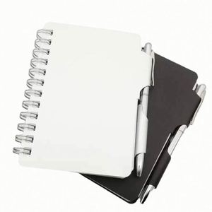 Hot-selling Aluminum Portable Notepad, Aluminum Shell <b>Notebook</b> with Pen, Metal Shell Aluminum Coil <b>Notebook</b> - Product Image 1