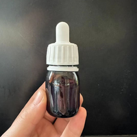 Flacon compte-gouttes en verre ambré de 30 ml et 60 ml avec pipette en verre PP 28/410 pour huiles essentielles et médicaments