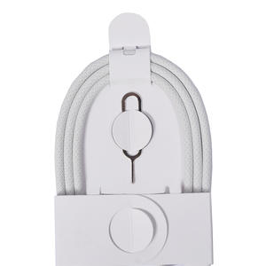 Câble <span class=keywords><strong>de</strong></span> données tressé 60W pour <span class=keywords><strong>Apple</strong></span> 17 16 16 iPhone <span class=keywords><strong>iPad</strong></span> Chargement rapide 3A Double tête Type-C avec gaine TPE Longueur 1m à 2m - Product Image 2