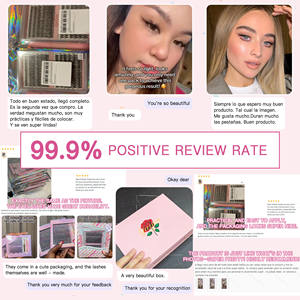 Pestañas Postizas de Visón Sintético al por Mayor DIY Extensiones de Pestañas Segmentadas Precortadas Juego de Pestañas en Segmentos Debajo de los Grupos de Pestañas con Adhesivo y Sellador - Product Image 6