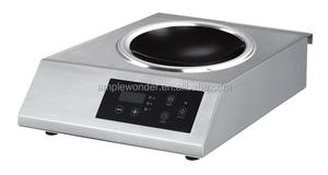 Table de cuisson à induction commerciale 3500W à brûleur unique, capteur tactile concave AM-CD113W - Product Image 4