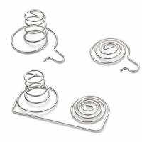 Ensemble de ressorts de contact de batterie en acier inoxydable 304 sur mesure, bornes spirales pour jouets télécommandés et électroniques OEM ODM