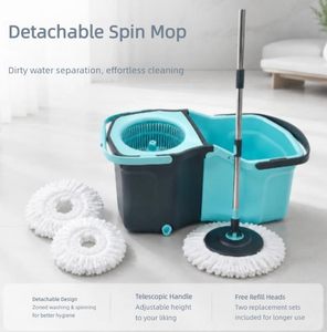 Factory Price Detachable <b>Bucket</b> <b>Mop</b> 360 Rotating Long Handle Bathroom Floor Cleaning Spin <b>Mop</b> <b>Bucket</b> Set Magic <b>Mop</b> - Product Image 5