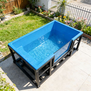 Custom Fiberglass Above Ground Swimming Pool <b>Frame</b> with Corrosion-resistant and UV Resistant Features Outdoor Pool House - Product Image 1