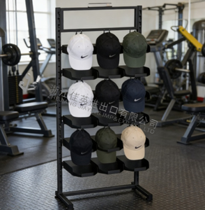 Soporte de estante de exhibición de tienda comercial moderna, casco de sol, béisbol, <span class=keywords><strong>vaquero</strong></span>, camionero, sombrero Dandy, cubo, deporte, Golf, recubierto de polvo de Metal - Product Image 3
