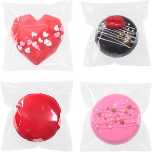 Sacs en cellophane transparents 3x3 pouces auto-adhésifs pour emballage de chocolats, oreos et macarons, lot de 100 - Product Image 6