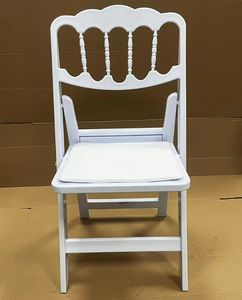 Modern White Gladiatorial Vinyl Padded Resin Wimbledon <b>Chairs</b> for Wedding Parties and Events <b>Folding</b> Design - Product Image 4