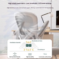 Chaise de bureau ergonomique moderne pliable avec support lombaire réglable, structure en acier, siège pivotant, appui-tête standard – Confort optimal pour le bureau