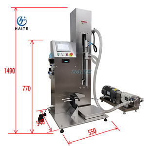 Syrup thùng lớn & dầu Xô máy in nhãn gallon chai nhựa tự động <span class=keywords><strong>Jerry</strong></span> có thể sơn Trống máy dán nhãn - Product Image 5