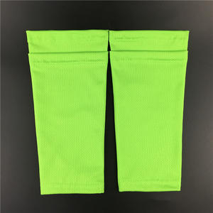 Chaussettes de protection de <span class=keywords><strong>tibia</strong></span> de football à compression avec poches en nylon, protection de base, vente chaude - Product Image 5