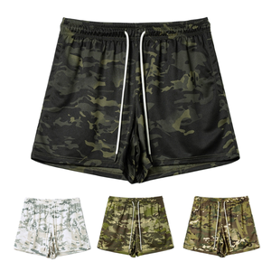 Short cargo mi-long imperméable pour homme en velours côtelé léger avec fermeture éclair, style streetwear hip-hop personnalisé, décoration vintage, coupe-vent, OEM - Product Image 1