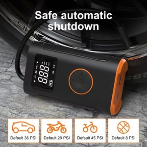 Inflador <span class=keywords><strong>de</strong></span> Neumáticos Digital Inteligente para Automóvil con Pantalla ABS, Batería Recargable, Presión <span class=keywords><strong>de</strong></span> Neumáticos Preestablecida, <span class=keywords><strong>Parada</strong></span> Automática hasta 150 PSI - Product Image 2