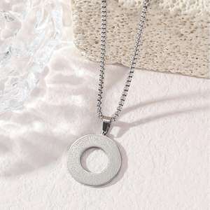 Islamic Arabic Muslim Allah Coin Religious Verse Stainless Steel <b>Fine</b> Jewelry <b>Necklaces</b> for Quran Men Man Women - Product Image 5