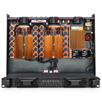 Penguat Daya Kelas D Terlaris Profesional 4x1700W 1u Digital Power Amplifier
