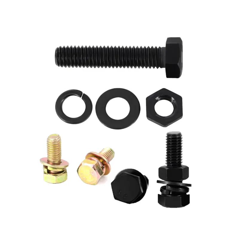 China Suppliers Astm A325,Steel Structure Bolt Nut Washer M7 M40 Din933 Hex Bolt And Nut Hexagon Bolt Nut Washer/